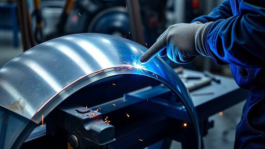 practice builds welding proficiency