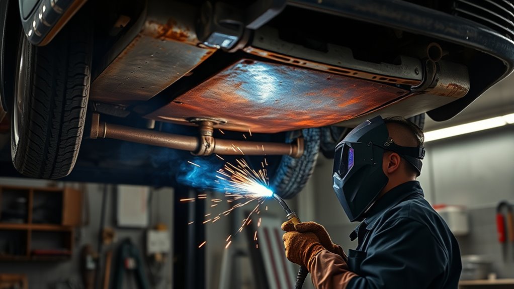 precise flame controlled metal welding