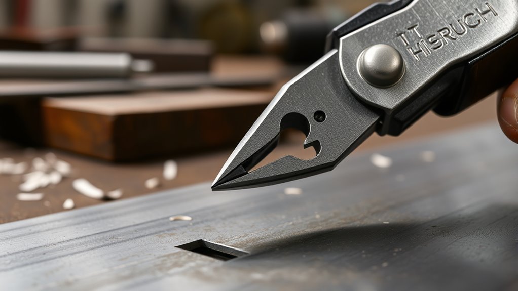 precision cutting with nibbler