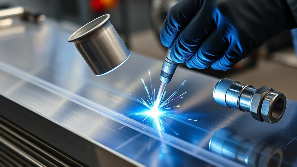 precision welding with argon