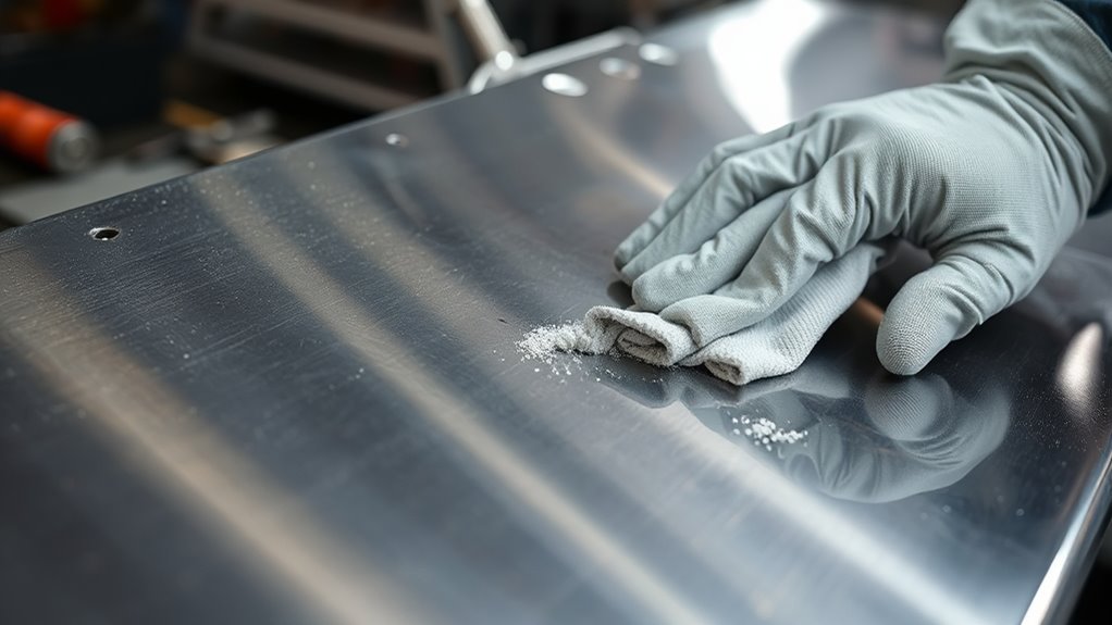 prepare welded seam thoroughly