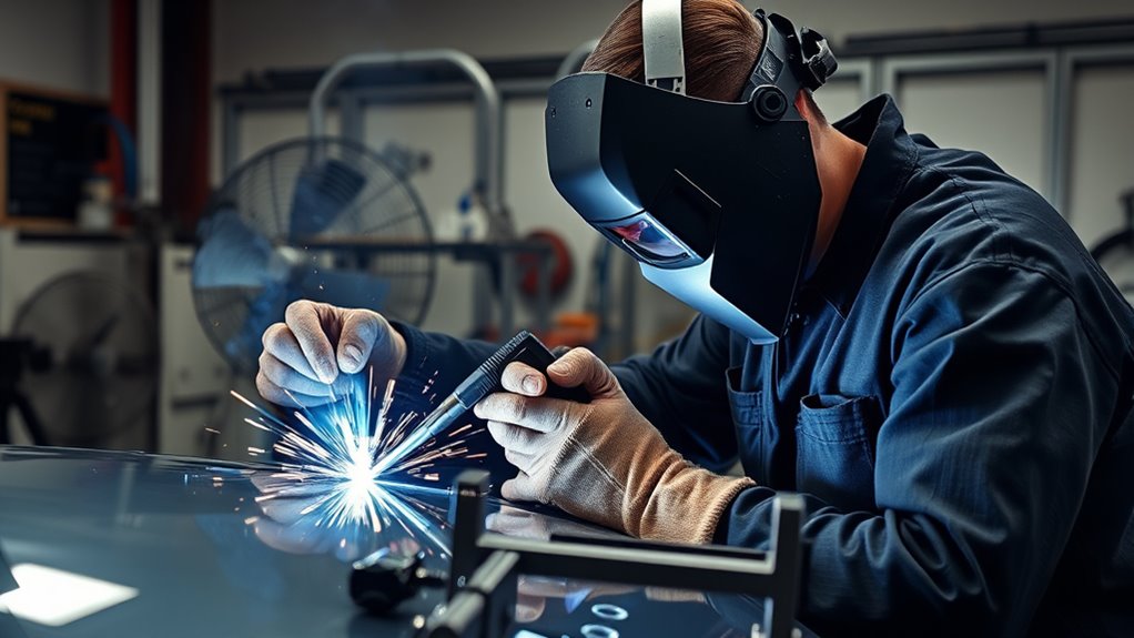 prevent welding panel distortion