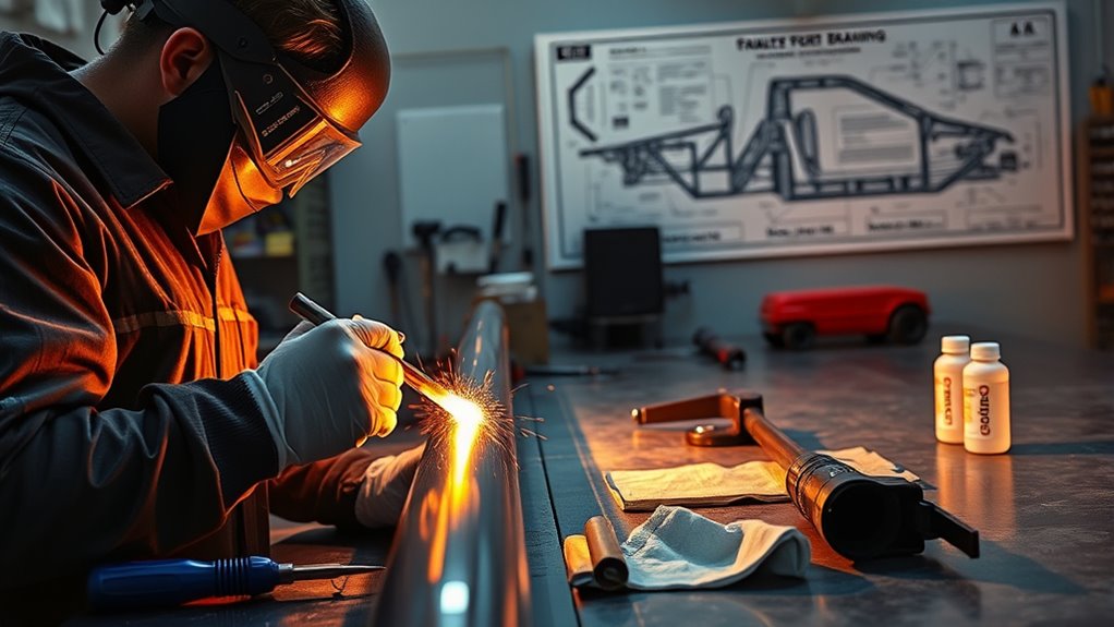 proper chrome moly welding preparation
