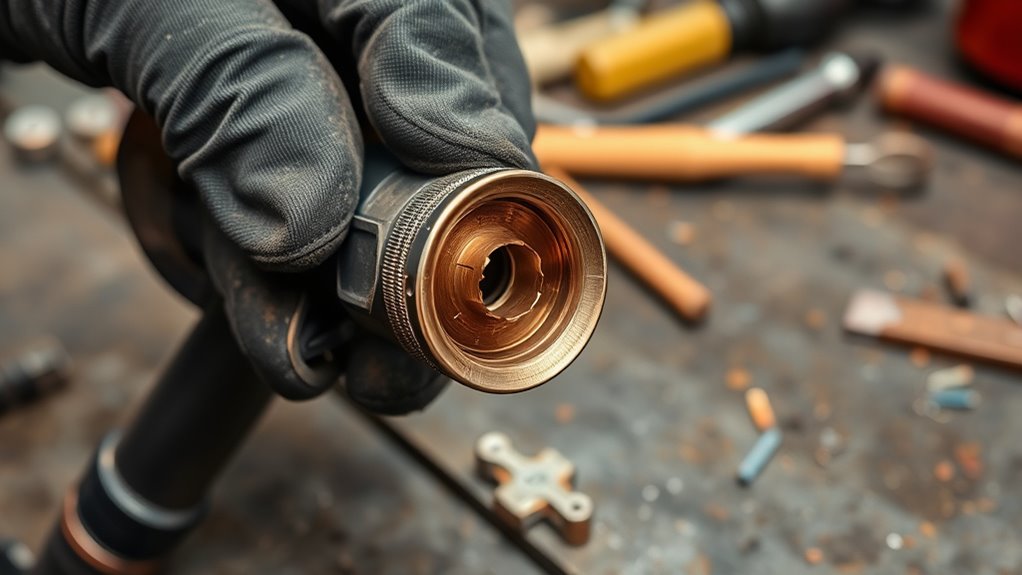 remove nozzle and tip