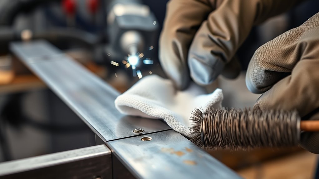 remove oxide for welding