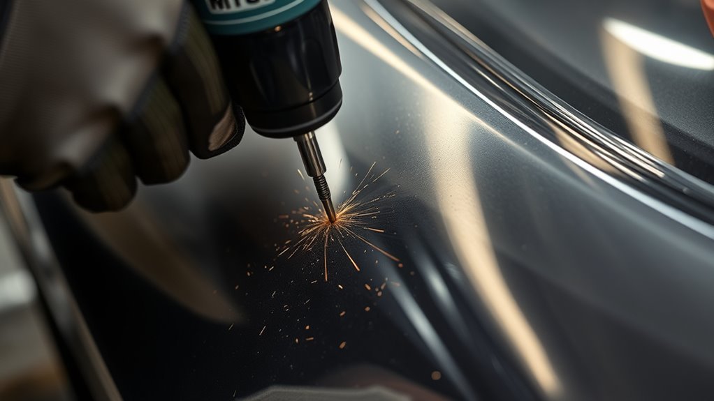 remove spot welds safely