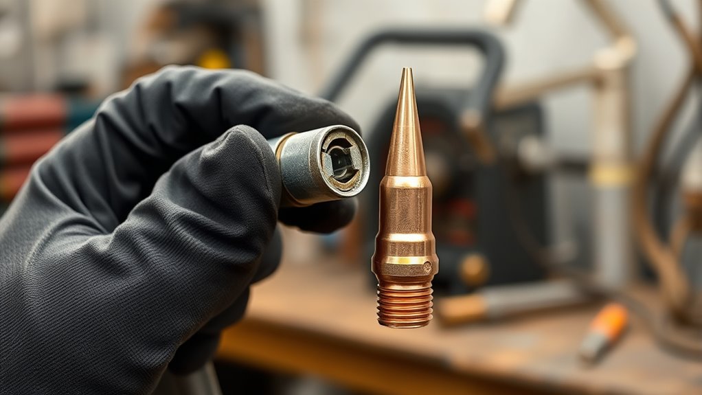 replace mig tip regularly