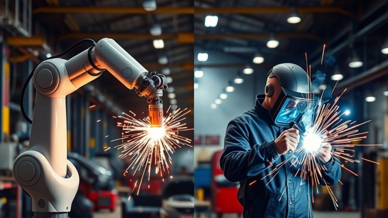 robotic automation versus manual labor