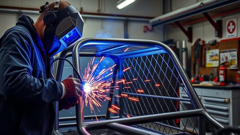 safe automotive roll cage welding