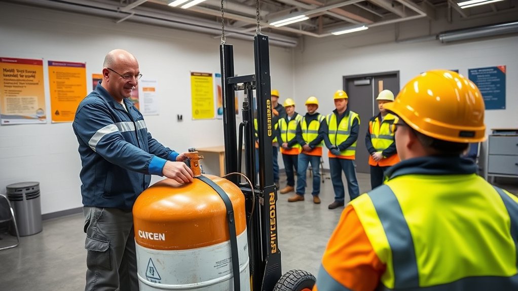 safe cylinder handling training