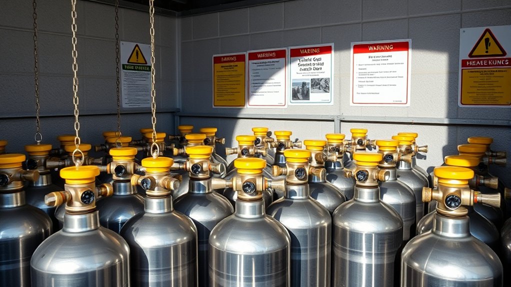 safe cylinder storage practices