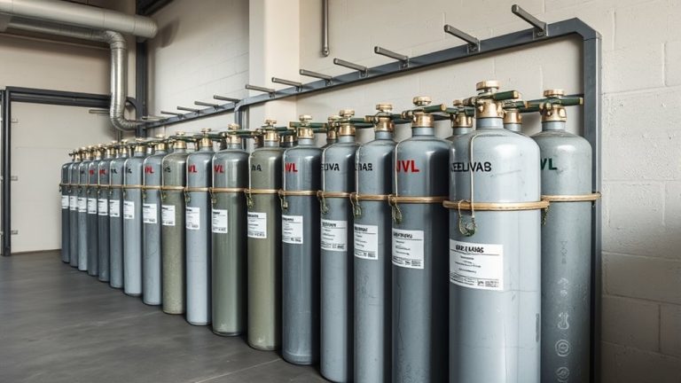 safe cylinder storage practices