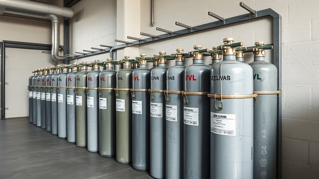 safe cylinder storage practices