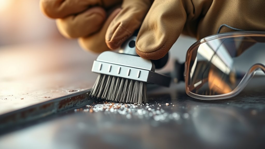 safe galvanized coating removal