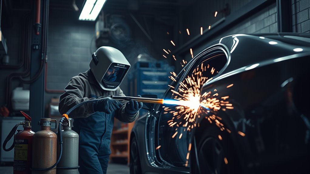 safe gas welding practices