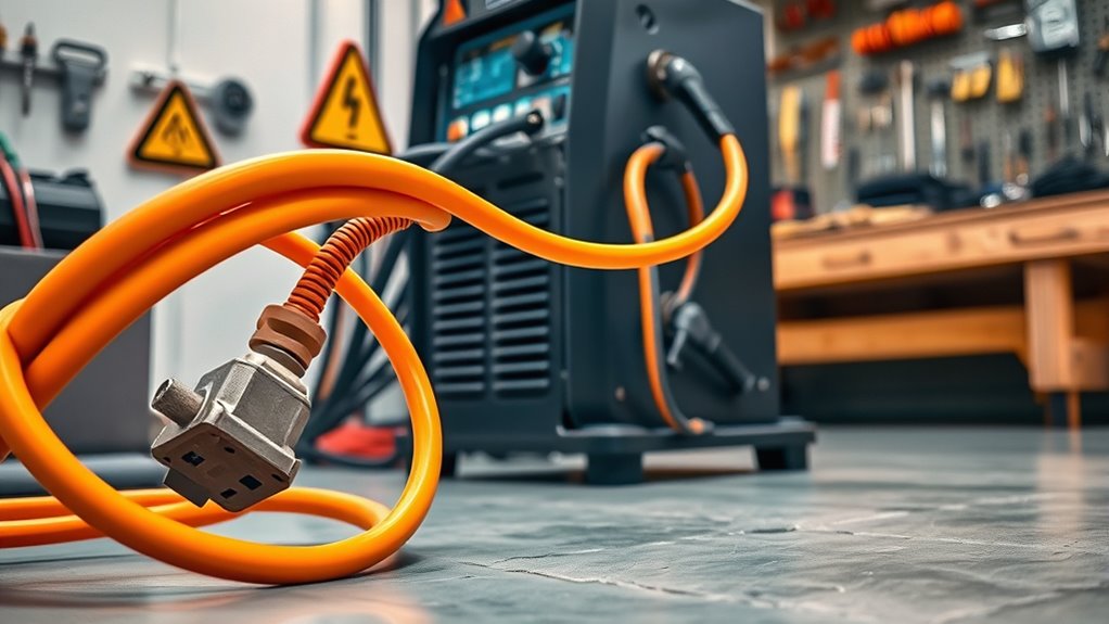 safe welding extension cord usage