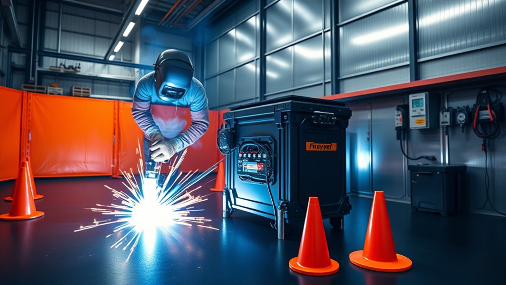 safe welding zone preparation