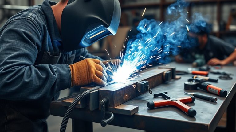 scrap metal welding practice