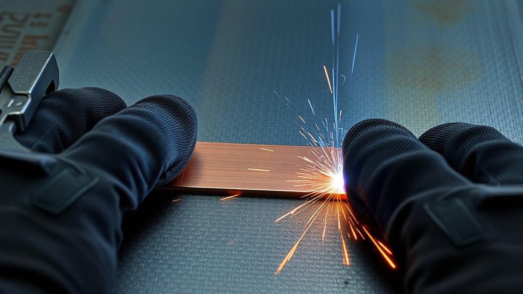 secure backing strip installation