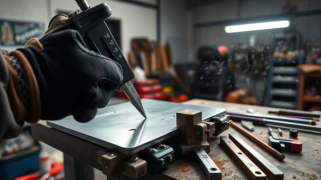 secure sheet metal properly