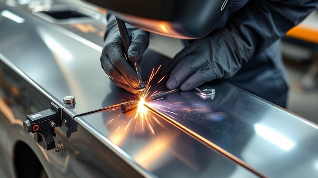 spot welding for car panels