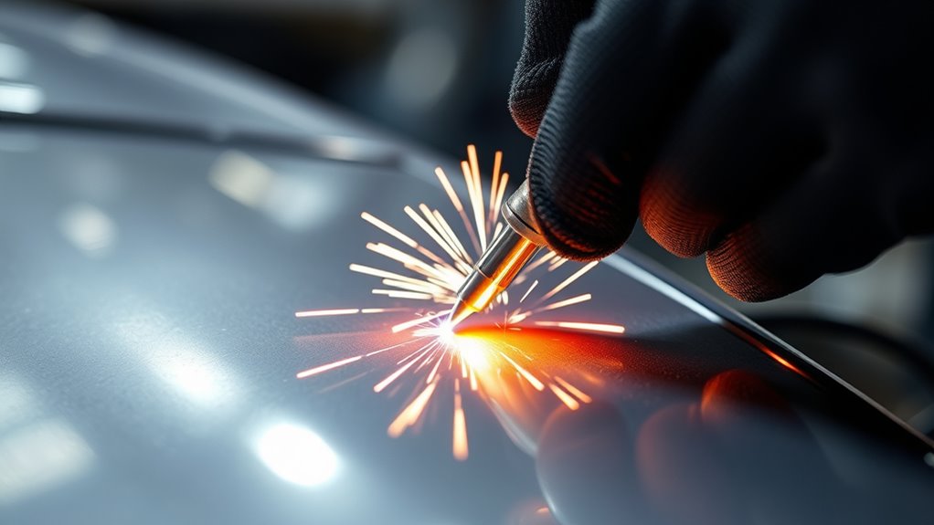 spot welding for car panels