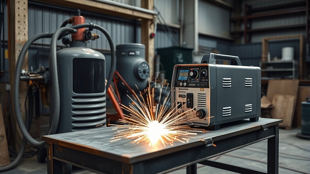 steady plasma cutting setup