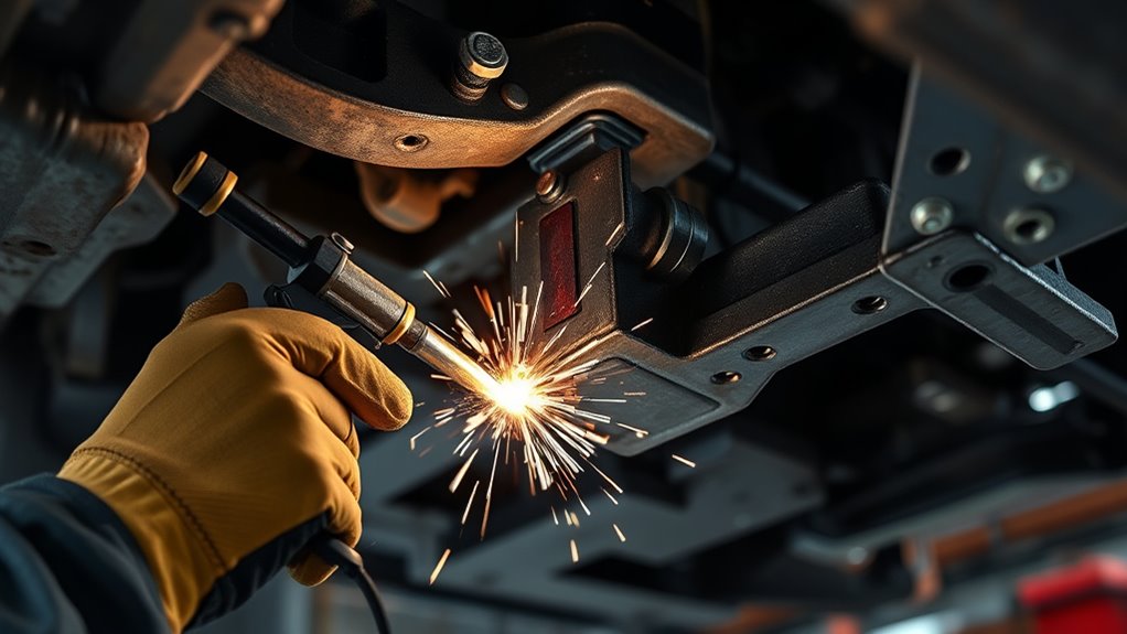 tack weld for alignment