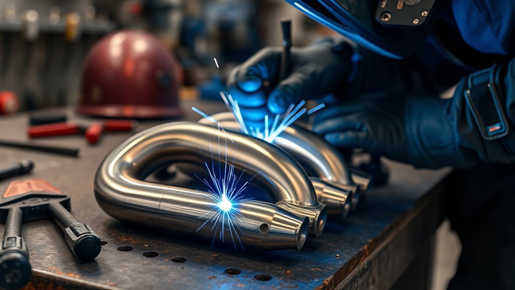 tack weld for alignment