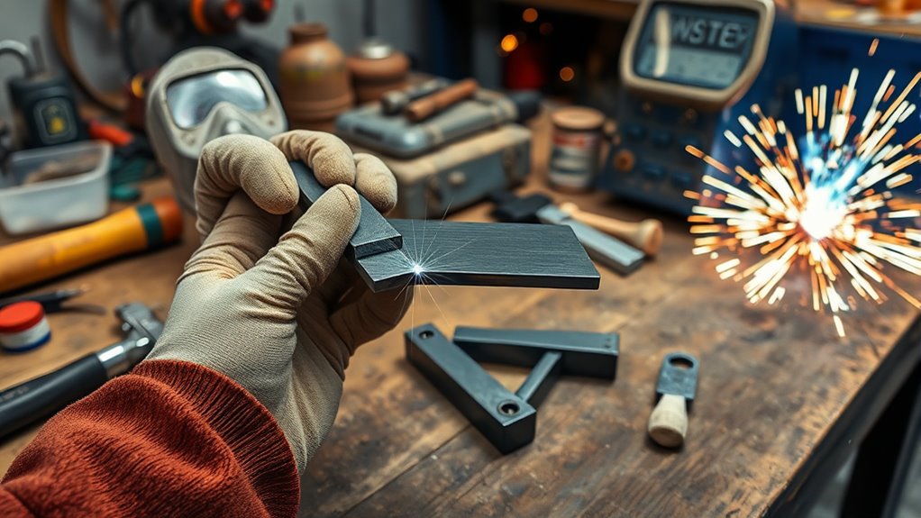 test weld metal samples