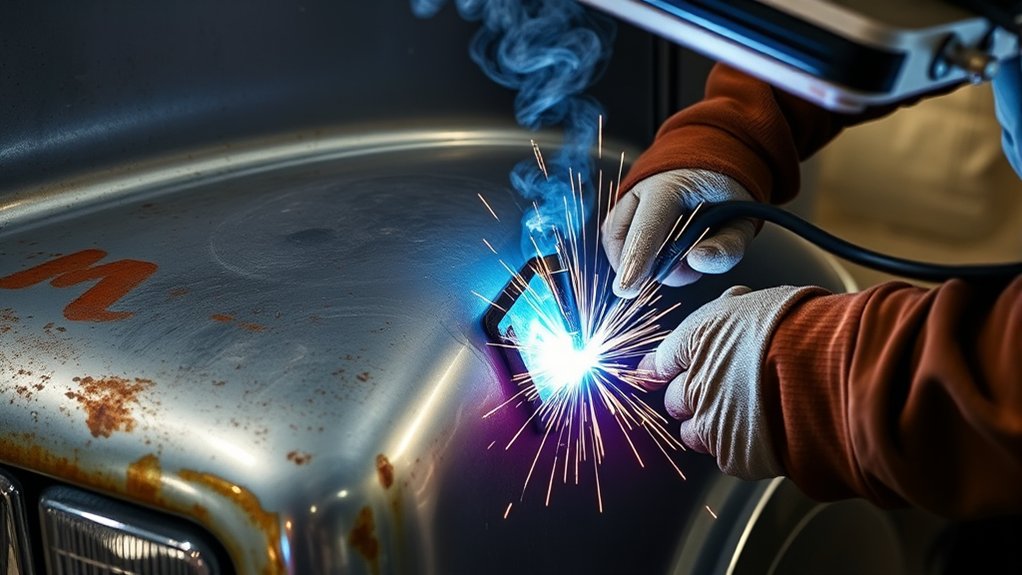 thoroughly prepare for welding