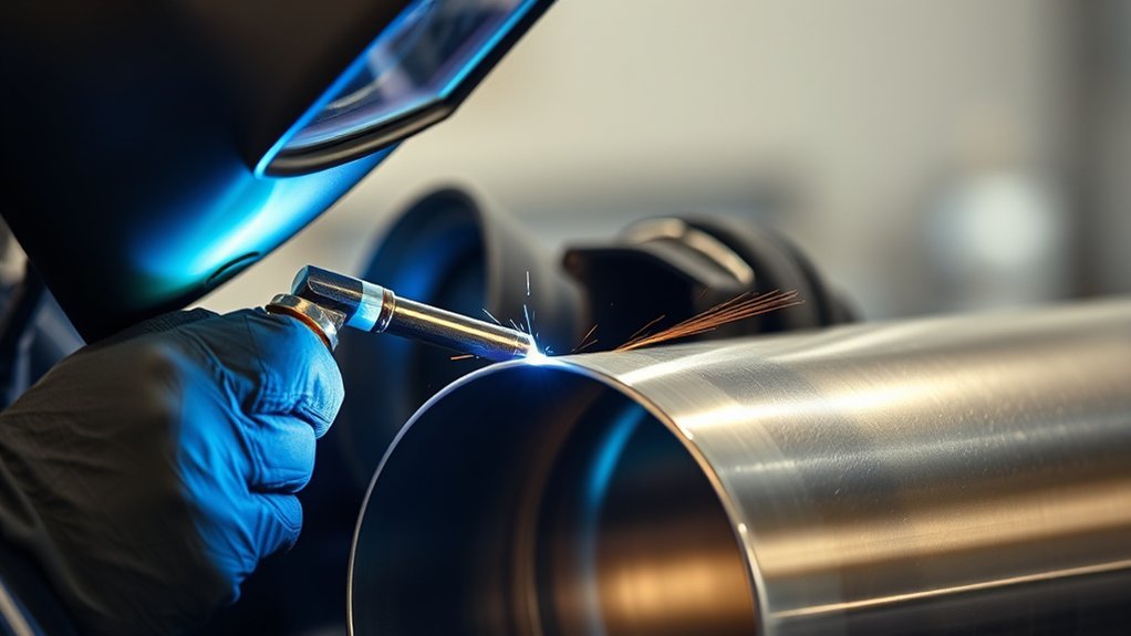 tig weld stainless exhaust tubing
