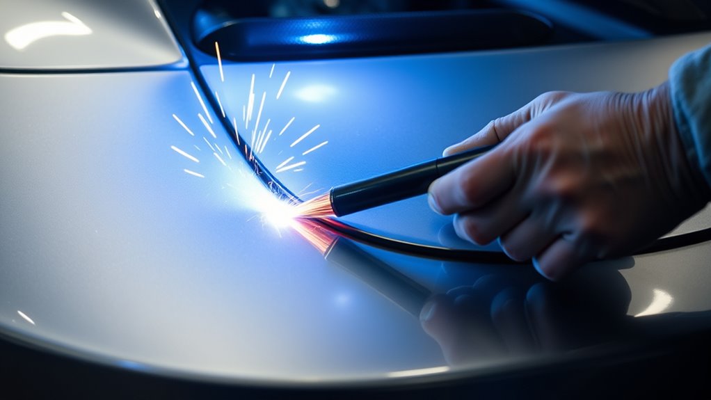 tig welding rear patch panels