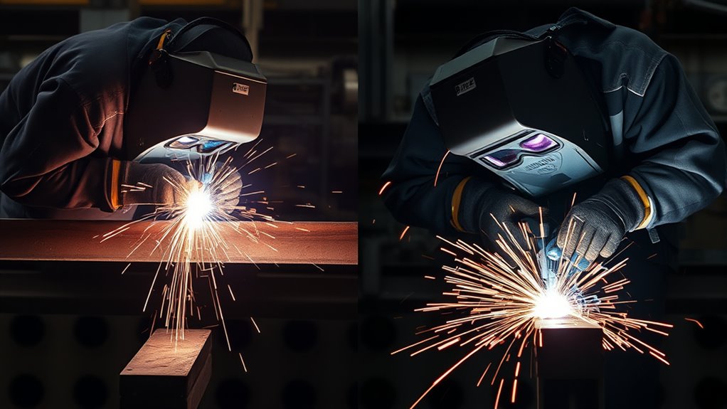 uphill versus downhill welding