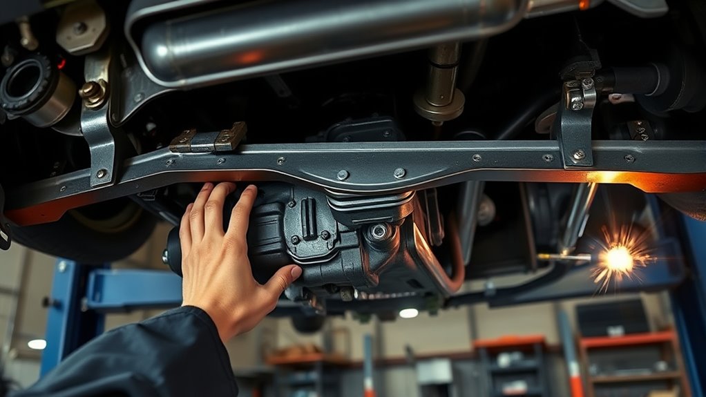 verify crossmember clearance first