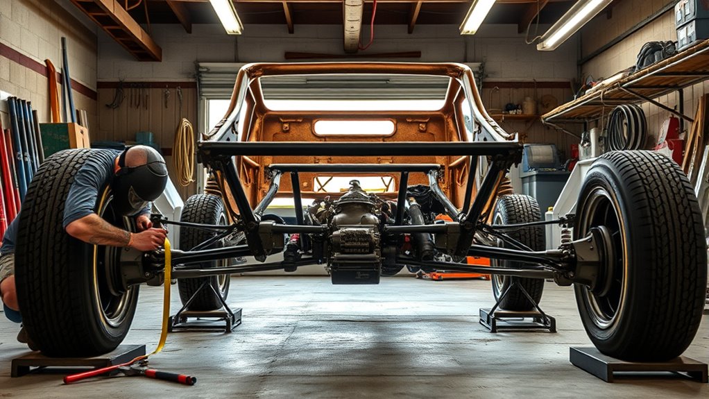 verify suspension alignment and clearance