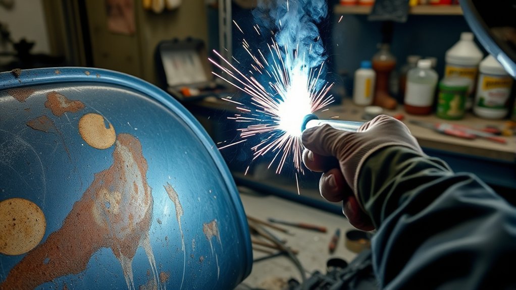 weld contamination in auto body