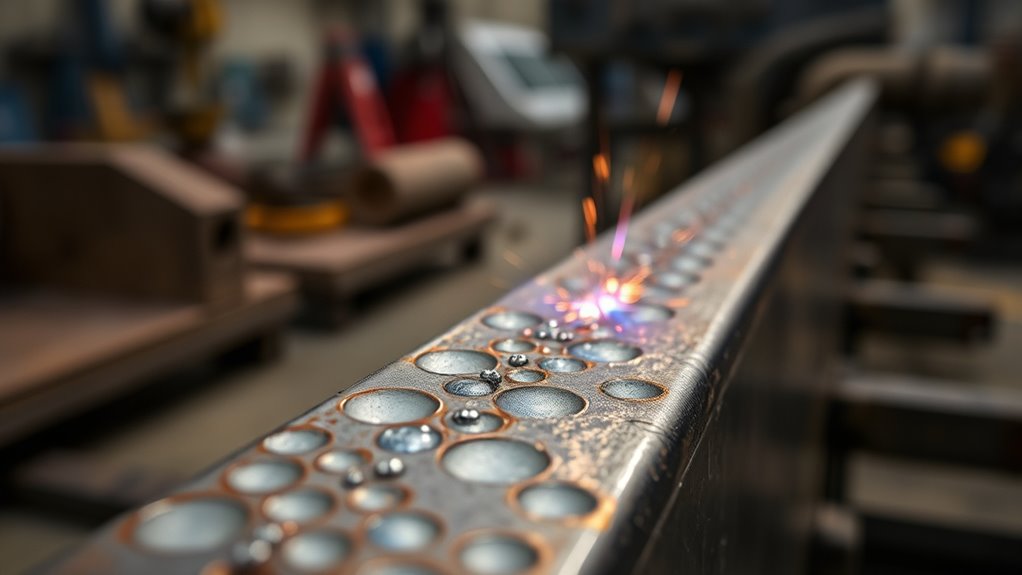 weld integrity compromised by porosity