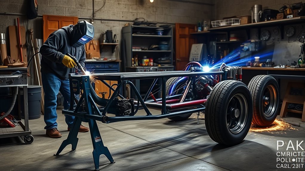 welding a rat rod