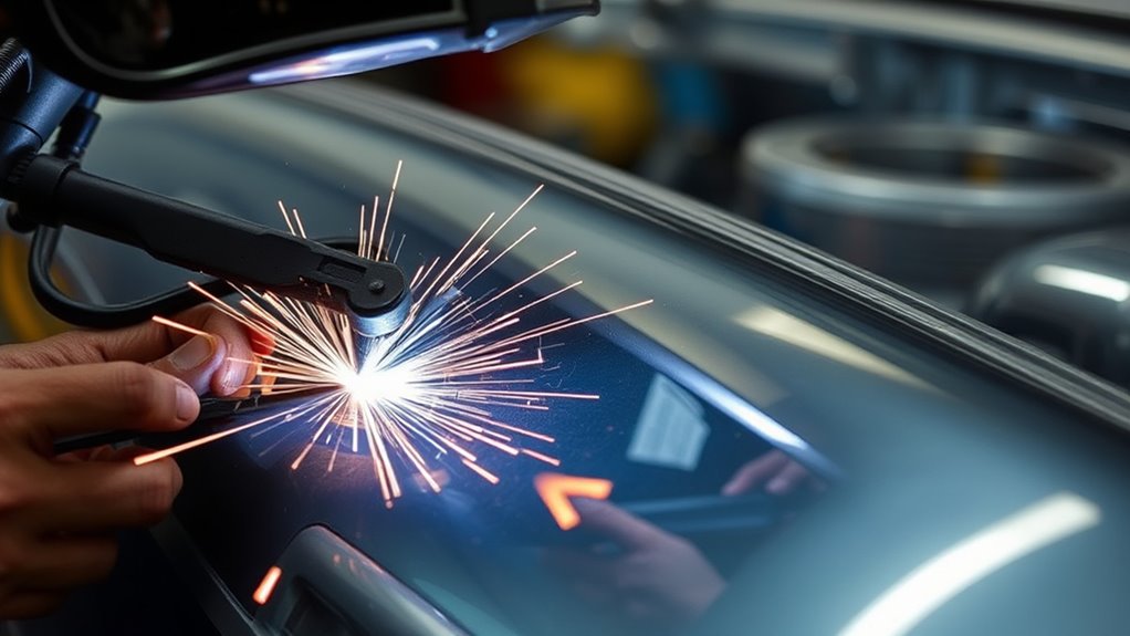 welding auto body panels