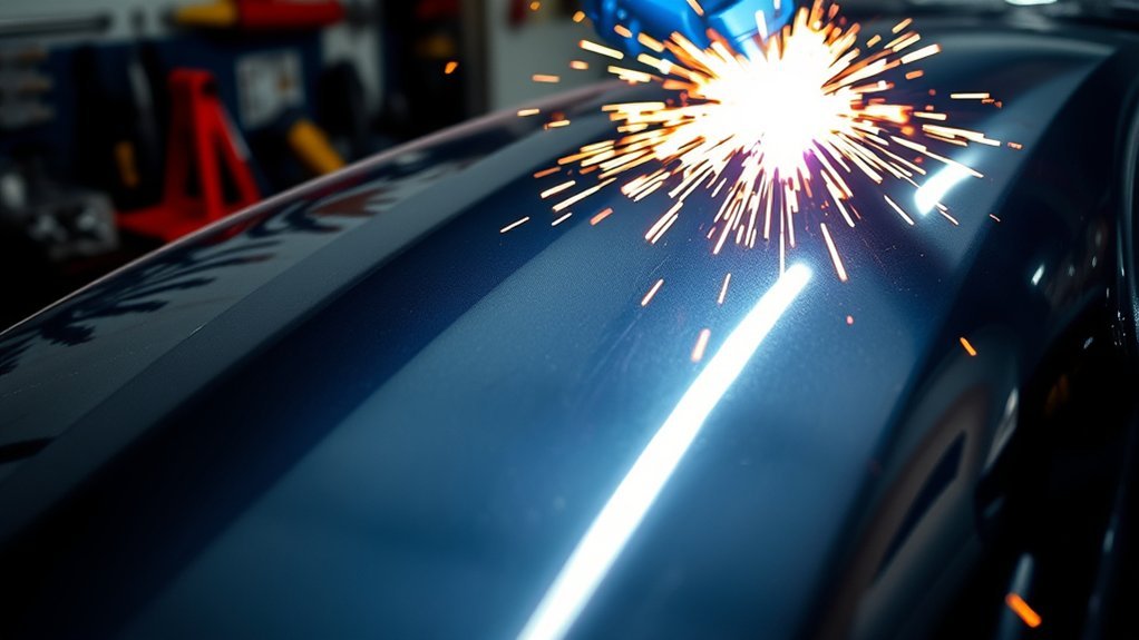 welding causes metal distortion