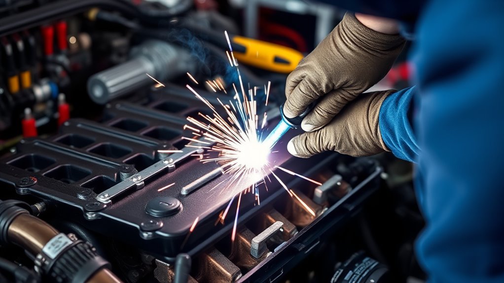 welding coolant pipes challenges