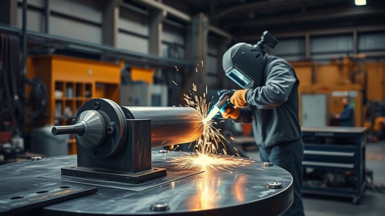 welding equipment for positioning