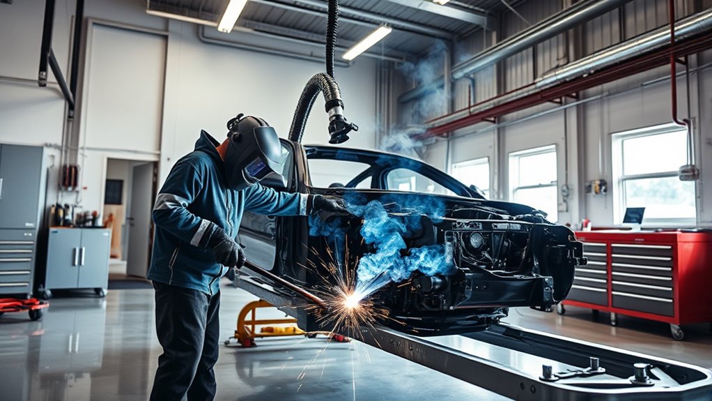 welding fume safety extractor