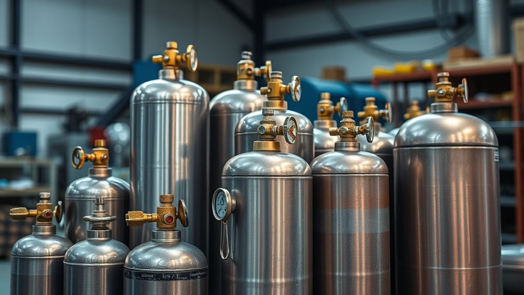 welding gas cylinder sizes