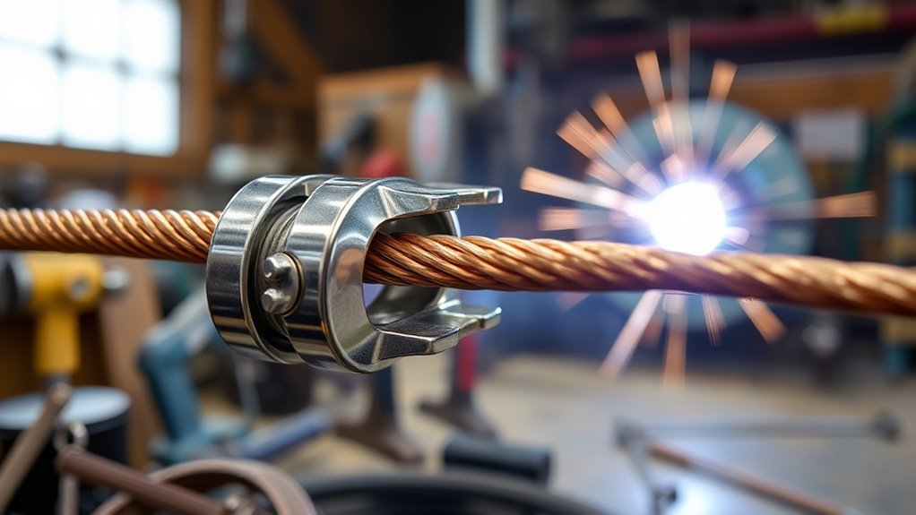 welding grounding clamp usage