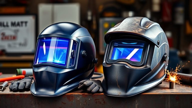 welding helmet shade comparison