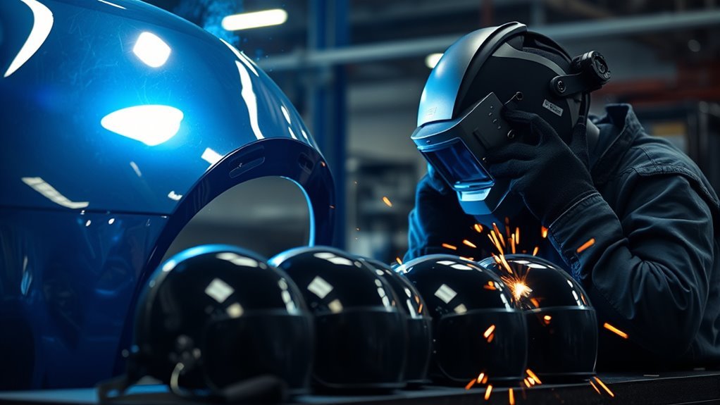 welding helmet shade recommendations