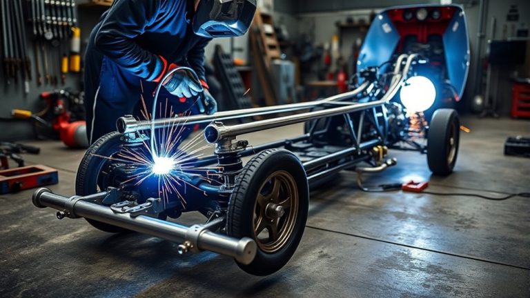welding ladder bars technique