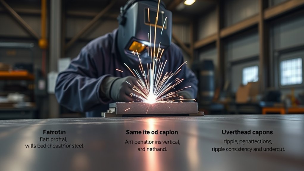 welding position impacts quality